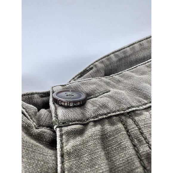 desigual pants for man, military size 32 Soft Green Canvas Pristine Condition‎ - Picture 8 of 13